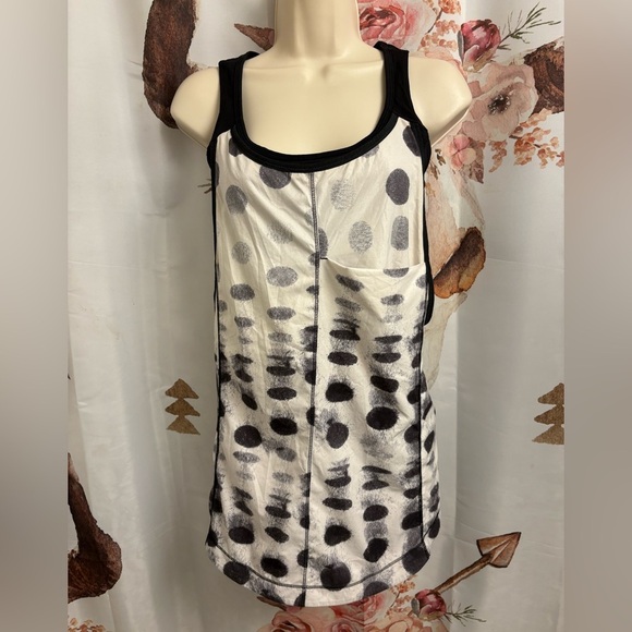 lululemon athletica Tops - Black and White Polka Dot Tank Top​​